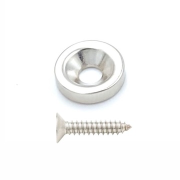 НЕОДИМОВЫЙ МАГНИТ С ОТВЕРСТИЕМ ДЛЯ ВИНТА 12х3мм круглый, цилиндрический, ОХОТНИК 10 ШТ.