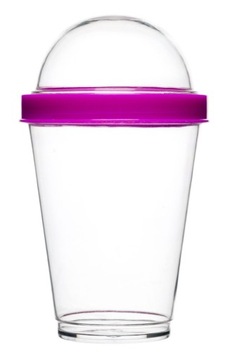 KUBEK do jogurtu i musli Fresh 300ml róż SAGAFORM