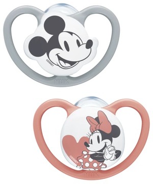 Nuk smoczek 2szt. Space MINNIE 0-6m. disney