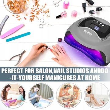 УФ светодиодная лампа для ногтей MULEVIP V19 180W