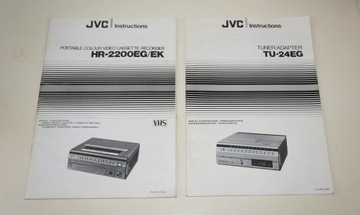 Instrukcja obsługi video JVC HR-2200 tuner TU-24EG