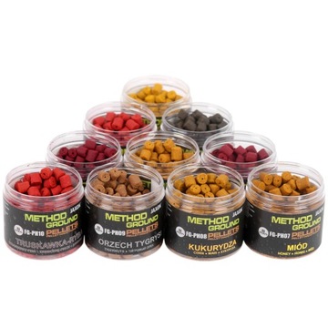 НАБОР МИКС ВКУСОВ 10x ПЕЛЛЕТЫ JAXON на крючках 8 мм