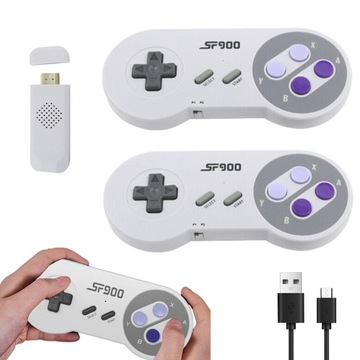 Игровая консоль SF900 HD Game Stick Retro 2.4G