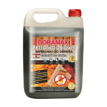 BORAMAX Impregnat przeciwogniowy 5 kg bezbarwny