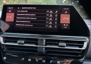 Citroen C5 Aircross SUV Facelifting 1.5 BlueHDi 131KM 2022 Citroen C5 Aircross GT LIFT Automat Multi Led Ambiente Line Assist Alu17 S, zdjęcie 33