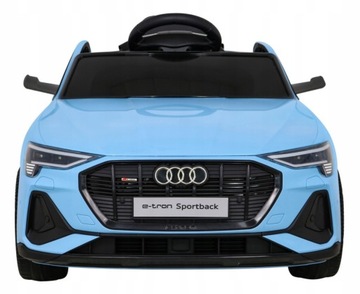 Audi E-Tron Sportback для детей Синий + Пульт Дистанционного Управления + 4x4 Drive + Бесплатно