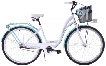 ROWER MIEJSKI 28 damski DAMKA 3Bieg KOZBIKE21 KOSZ