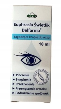 Euphrasia Świetlik Delfarma krople do oczu 10 ml