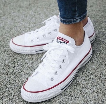 CONVERSE TRAMPKI DAMSKIE BIAŁE M7652 ORYGINALNE