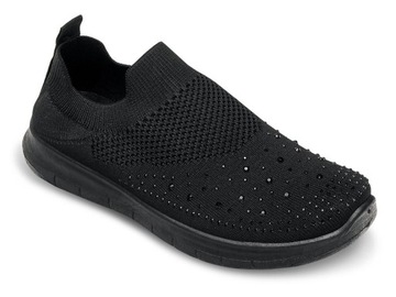Buty sportowe Sneakersy z cyrkoniami Allblack 39