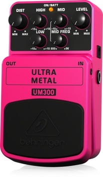Гитарный эффект Behringer UM300 Ultra Metal + КАБЕЛЬ