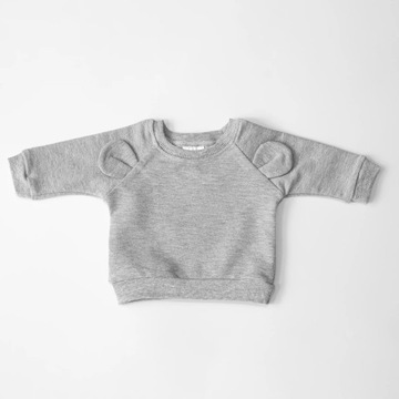Kidealo: bluza z uszkami szara Teddy Bear 68