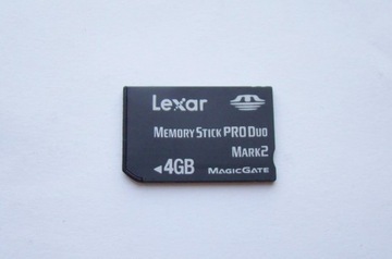 Karta pamięci MS PRO DUO LEXARK MARK2 Magic Gate 4GB
