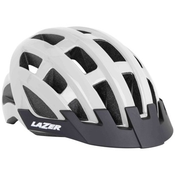 KASK ROWEROWY LAZER COMPACT BIAŁY UNI 54-61CM