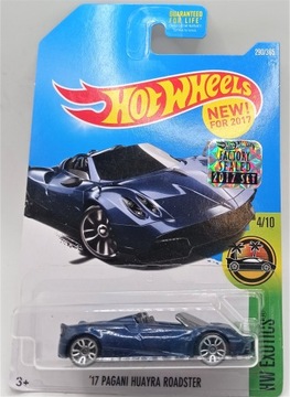 Hot Wheels '17 Pagani Huayra Roadster 4/10 Exotics
