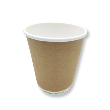 Kubek papierowy PLASTIC FREE 250ml 25szt zwolniony z opłaty SUP