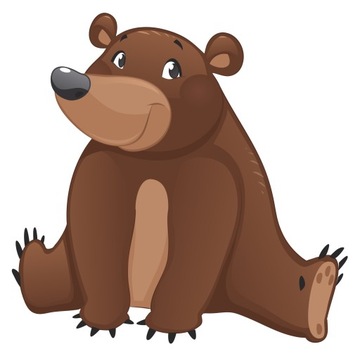 NAKLEJKA NA OKNO LUSTRO SZYBĘ NIEDŹWIADEK MIŚ