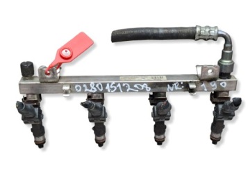 Einspritzdüse Kraftstoffverteiler Einspritzleiste 0280158501 OPEL COMBO C 1.4 16V 2003