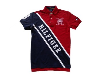 TOMMY HILFIGER logowana koszulka polo S