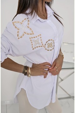 Повседневная рубашка EMMELINE OVERSIZE! WZ.3 XL