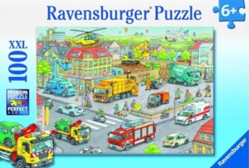Puzzle Puzzle Pro 4LETÉ Dítě Vlak ve městě Velké