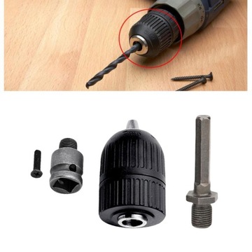 Патрон для дрели Преобразователь Дрель Ударный гайковерт Электроинструменты 3 шт.