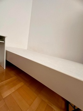 łóżko firmy vox 2 wysokości z podnoszonym stelażem i materacem- 18 cm