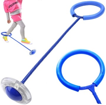 ŚWIECĄCA SKAKANKA LED NA NOGE HULA HOP SKIPPER HULAHOP ZABAWKA DLA DZIECI