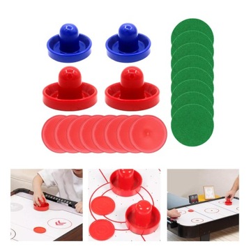 1 комплект мини-толкателей для аэрохоккея и хоккейных шайб