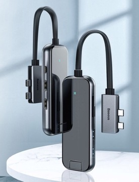 Baseus HUB MacBook USB HDMI SD RJ45 CAHUB-FZ0G