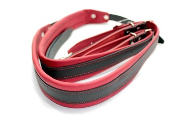 Лямки поддерживающие для ремня гармошки STANDARD BLACK/RED 80b