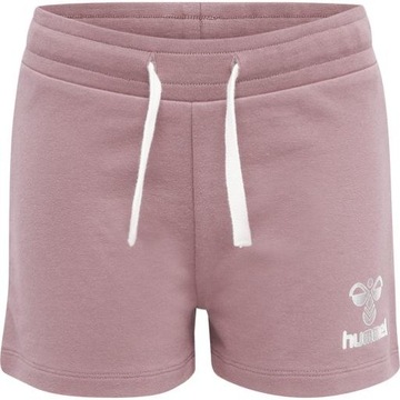 HUMMEL RÓŻOWE SPODENKI DRESOWE LOGO 91D HMR__104