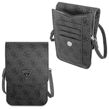 Etui Guess Wallet Bag 4G Triangle Logo na smartfon