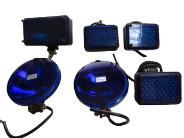 LAMPA NIEBIESKA LAMPY FEDERAL SIGNAL STRAŻ POŻARNA