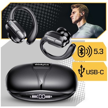 БЕСПРОВОДНЫЕ НАУШНИКИ LENOVO XT80 ВОДОНЕПРОНИЦАЕМЫЕ IPX7 GAMING SPORTS BT