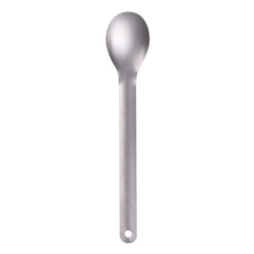 21CM okrągły Protable tytanowa łyżka widelec nóż u