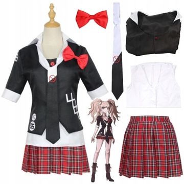 Cosplay Kostium Danganronpa Junko Enoshima Peruka