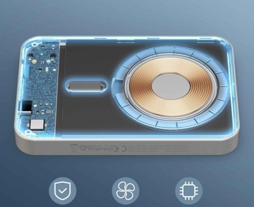 МАГНИТНЫЙ POWERBANK 10000 МАч, 15 Вт + МАГНИТНЫЙ ЧЕХОЛ ДЛЯ IPHONE 13