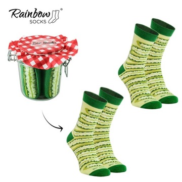 SKARPETKI RAINBOW SOCKS WARZYWA 2 PARY 36-40s