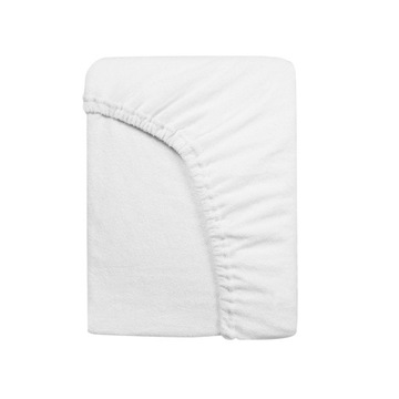 Prześcieradło frotte z gumką 001/70x140 białe DARYMEX
