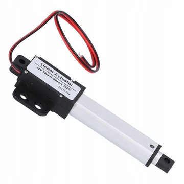 MAŁY SIŁOWNIK ELEKTRYCZNY 12V WYSUW 50MM