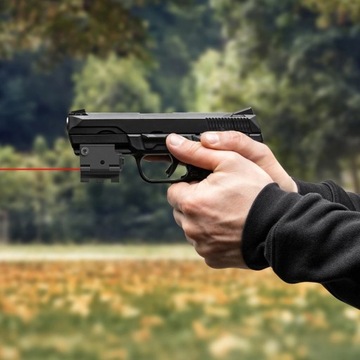 Лазерный прицел RED DOT красный Laser Picatinny Weaver 22mm L12