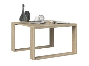STOLIK KAWOWY ŁAWA STÓŁ MINI DO SALONU POKOJU MEBLE DĄB SONOMA 67 cm
