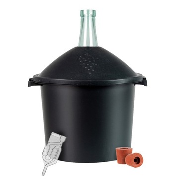 BALON W KOSZYKU GĄSIOR DYMION 15L KOREK + RURKA