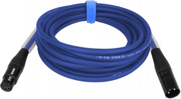 SOMMER STAGE PRZEWÓD KABEL SYMETRYCZNY MIKROFONOWY XLR ROXTONE CZARNE 4m