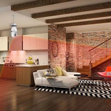 360 IP WIFI ЛАМПОВАЯ КАМЕРА