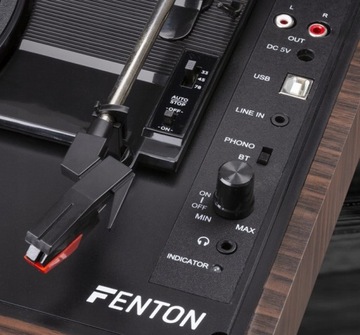 Проигрыватель в чемодане USB AUX BT Fenton+ VINYL
