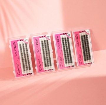 Мини-полоски для ресниц Clavier Wide DU2O 15 мм