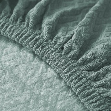 ЭЛАСТИЧНЫЙ ПОКРЫТИЕ НА СТУЛ МЯТНОГО ЖАККАРДА