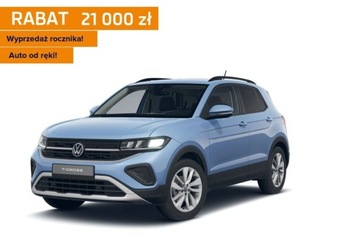 Volkswagen T-Cross SUV Facelifting 1.0 TSI 95KM 2025 Volkswagen T-Cross Life Plus 1.0 TSI 95 KM manual Benzyna 95KM
